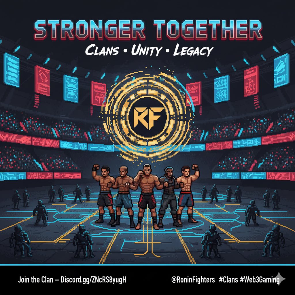 itsJonpot's tweet photo. 👥 One fighter is strong.
A clan is unstoppable. ⚔️

In Ronin Fighters, unite with others:
🤝 Share victories
💎 Build wealth together
🔥 Rise as one force

The arena isn’t just about survival — it’s about legacy.

@RoninFighters 
#LetsFightTogether #RoninFighters https://t.co/V938u3RcaA