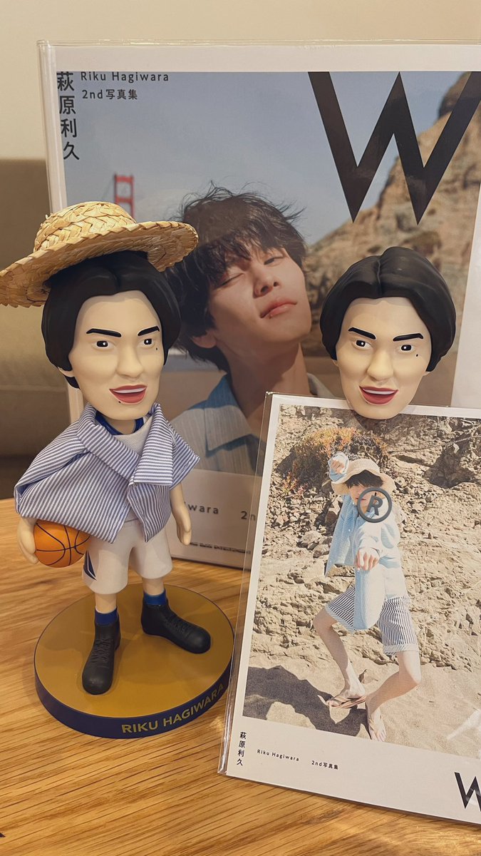 萩原利久 青 ボブルヘッド カード付き 萩原利久 ボブルヘッド
