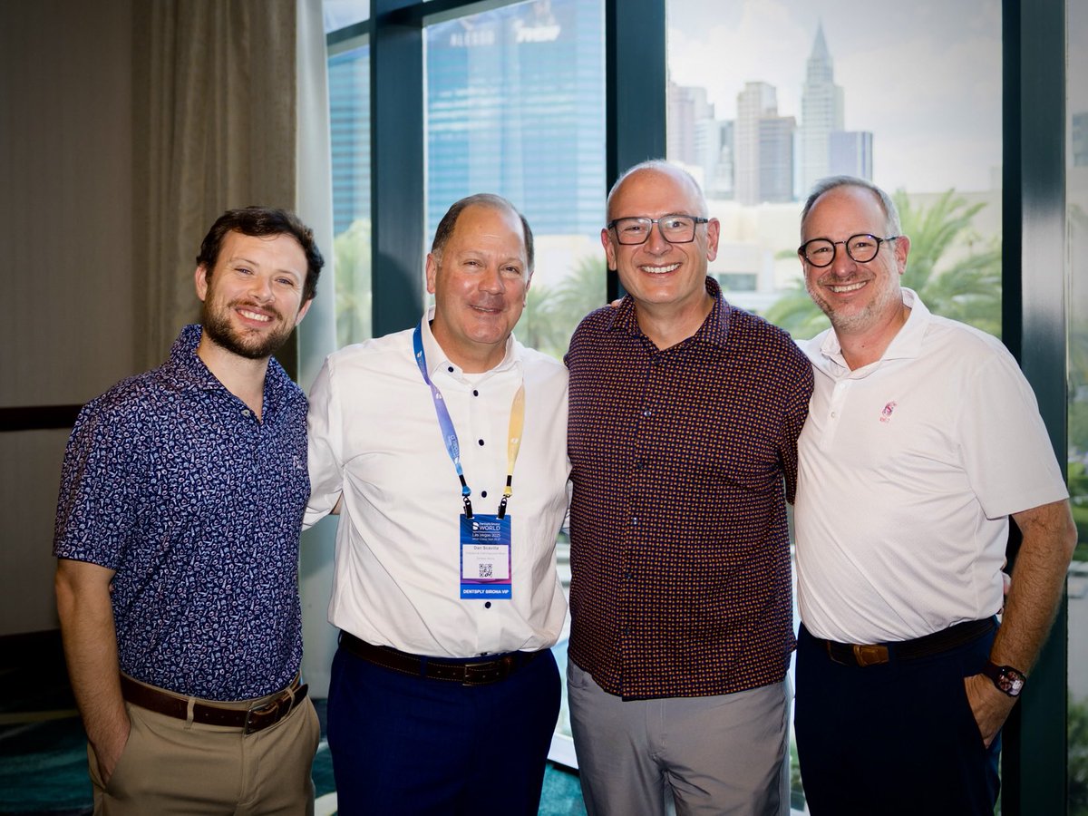 siegelanddolt's tweet image. We had the unique opportunity to meet with Dan Scavilla, the new President and Chief Executive Officer of Dentsply Sirona.  We were invited to openly discuss our practice experiences in an effort to better serve the technologic and service needs of practitioners.