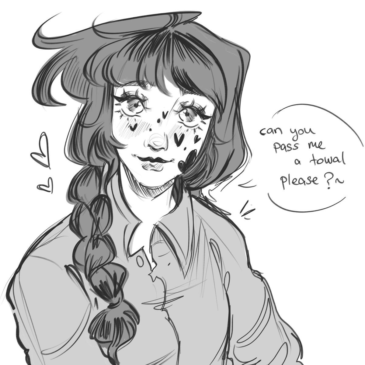 fluffizer's tweet image. [Oc x Canon] Everything she does turns beautiful..