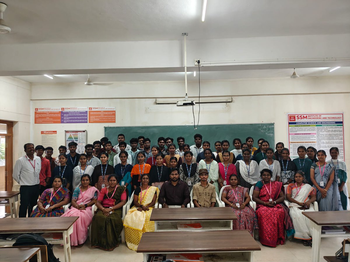 RoboRAM7's tweet image. A 1-Day Workshop on AI & ML in Robotic and Automation Systems was successfully conducted for 3rd Year CSE students at SSM Institute of Technology, Dindigul. 🚀 Organized by Ms. Suganya, Asst. Professor, the session bridged theory & hands-on learning. 🤖✨
#AI #ML #Robotics