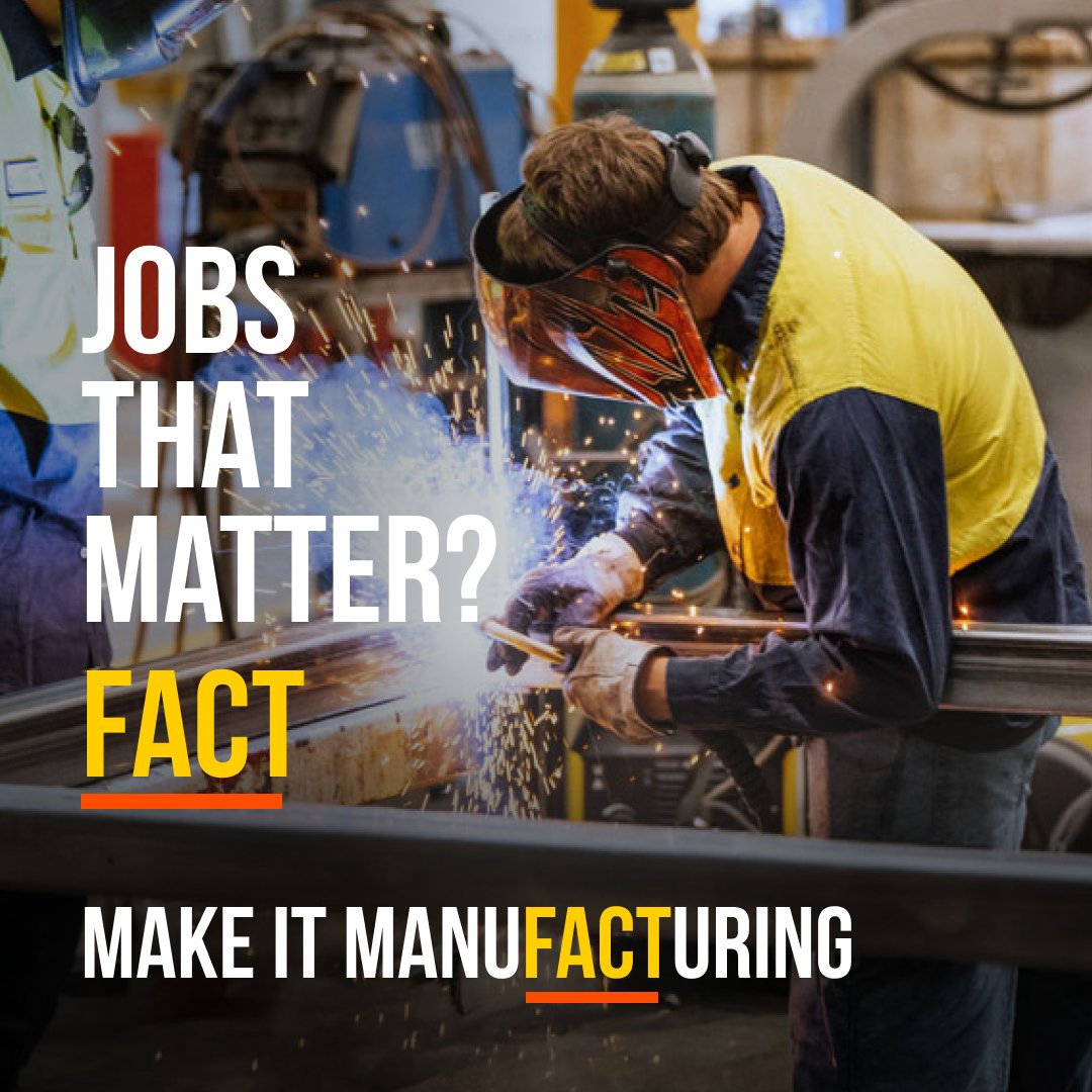 🛠️Manufacturing is evolving, and employers are at the heart of this transformation🛠️

Make It Manufacturing is a campaign designed to showcase the exciting, modern, and diverse career opportunities available in manufacturing. 🤖👩‍🏭

To learn more, visit➡️ makeitmanufacturing.com.au