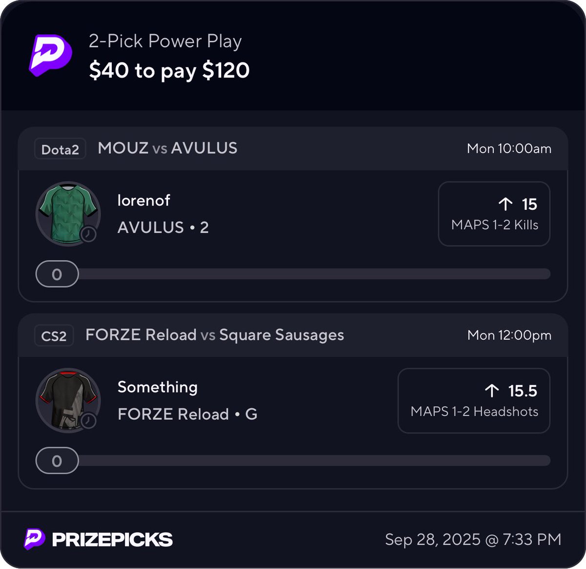 🤑☢️💵 HUGE #esports Value ‼️🤑

10$ to a follower if we go 2/2  drop cash app below💰‼️ 

join DubClub

Discount first 5 people to join 👇🏾

dubclub.win/Karibands/

#PrizePicks #eSports #GamblingTwitter #potd #Cs2Prizepicks #sportsbettingpicks #LeagueOfLegends #bettingtwitter