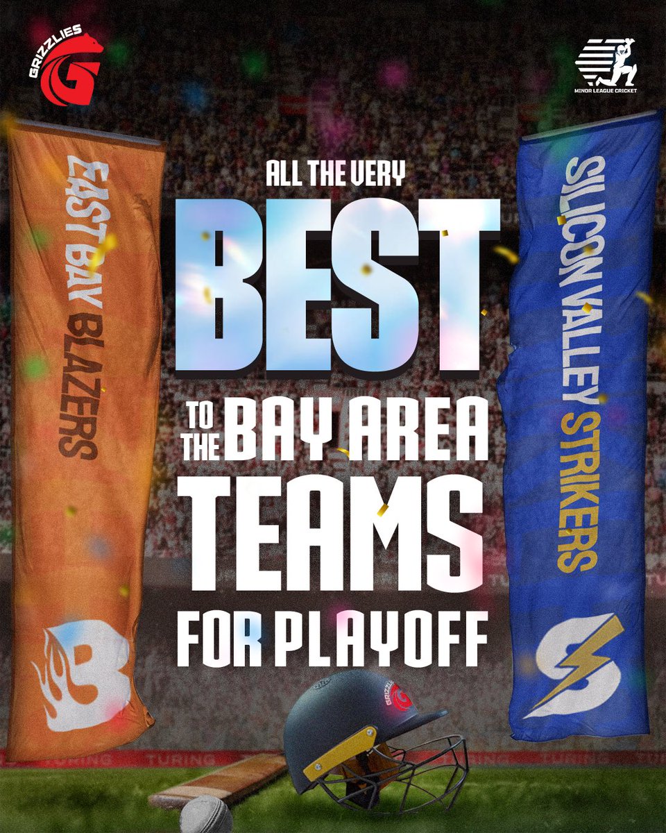 Playoff stage is set! ⚡ 
Wishing the Bay Area teams - Blazers &amp; Strikers - all the very best. Let’s represent big! 🔥 

#FearTheGrowl