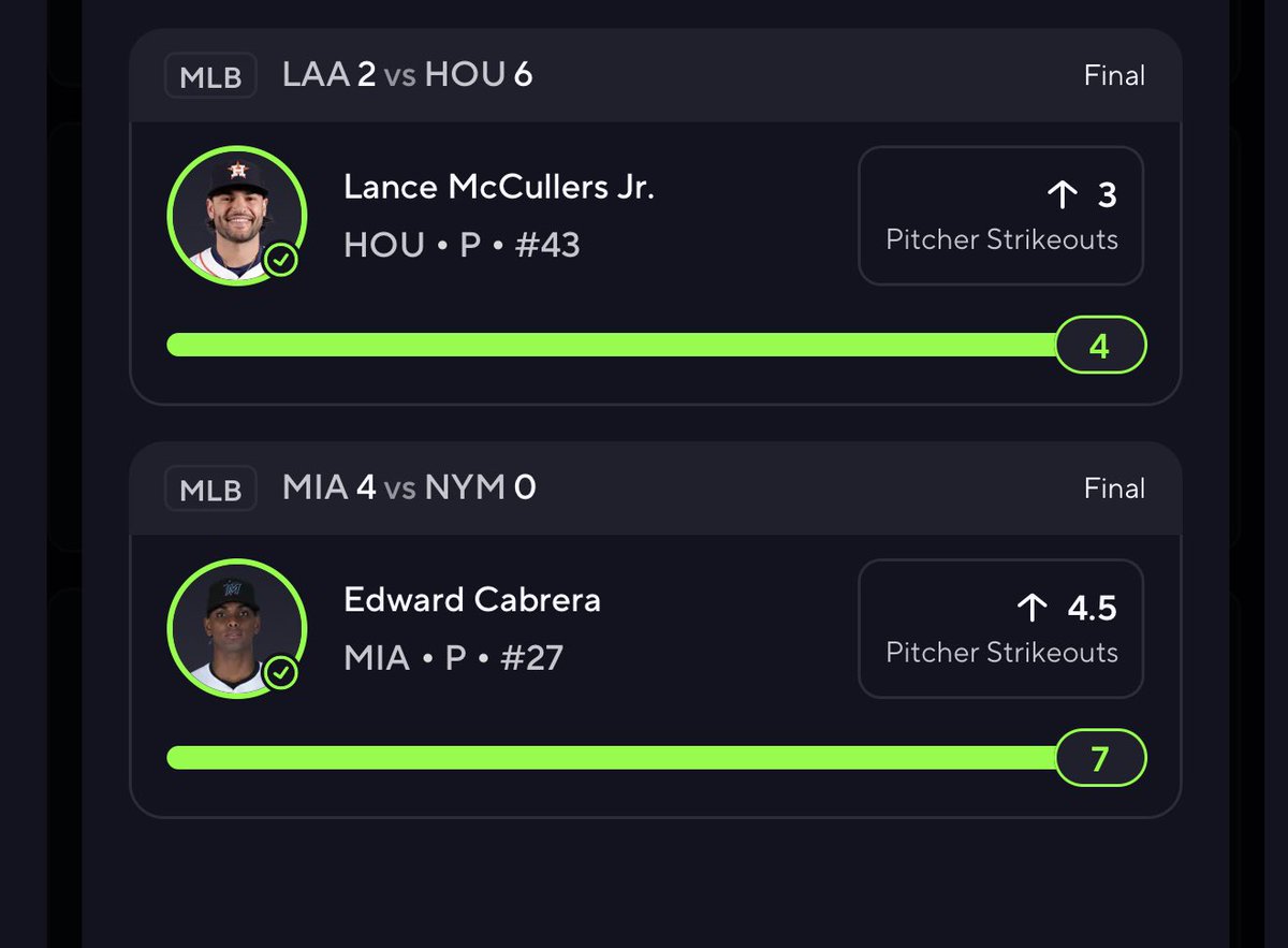 MLB Value Plays went 3 outta 4 we almost had a sweep 🧹 

Drop a LIKE if you tailed any of the picks 

#gamblingX #GamblingCommunity #prizepicks #MLB #PrizePicksMLB