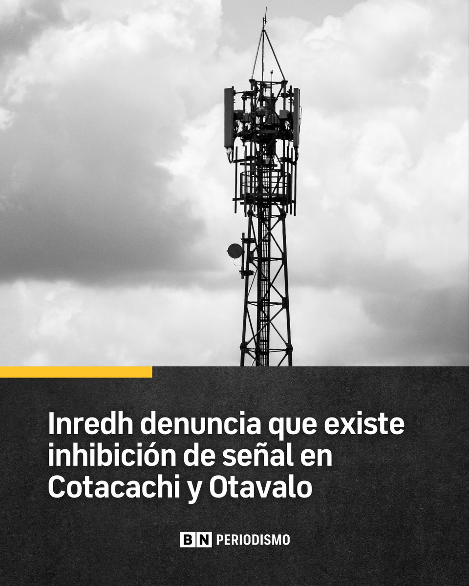 En Cotacachi y Otavalo se está bloqueando la señal de internet, dejando a la población incomunicada y limitando la posibilidad de informar sobre lo que ocurre en el territorio, denunció este domingo la Fundación Regional de Asesoría en Derechos Humanos (Inredh). 

"Nos mantenemos