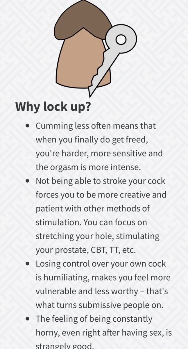 Get ready for #locktober loser.