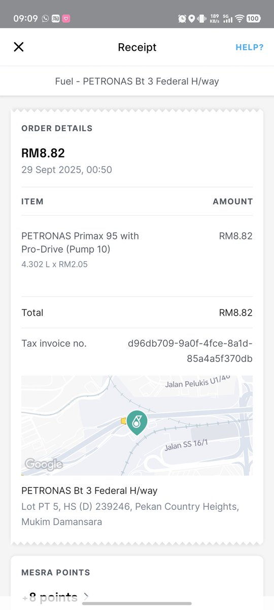 Kata 28hb dah boleh guna untuk Penerima STR. Aku isi minyak malam tadi tak dapat pun pakai Setel. Hmm