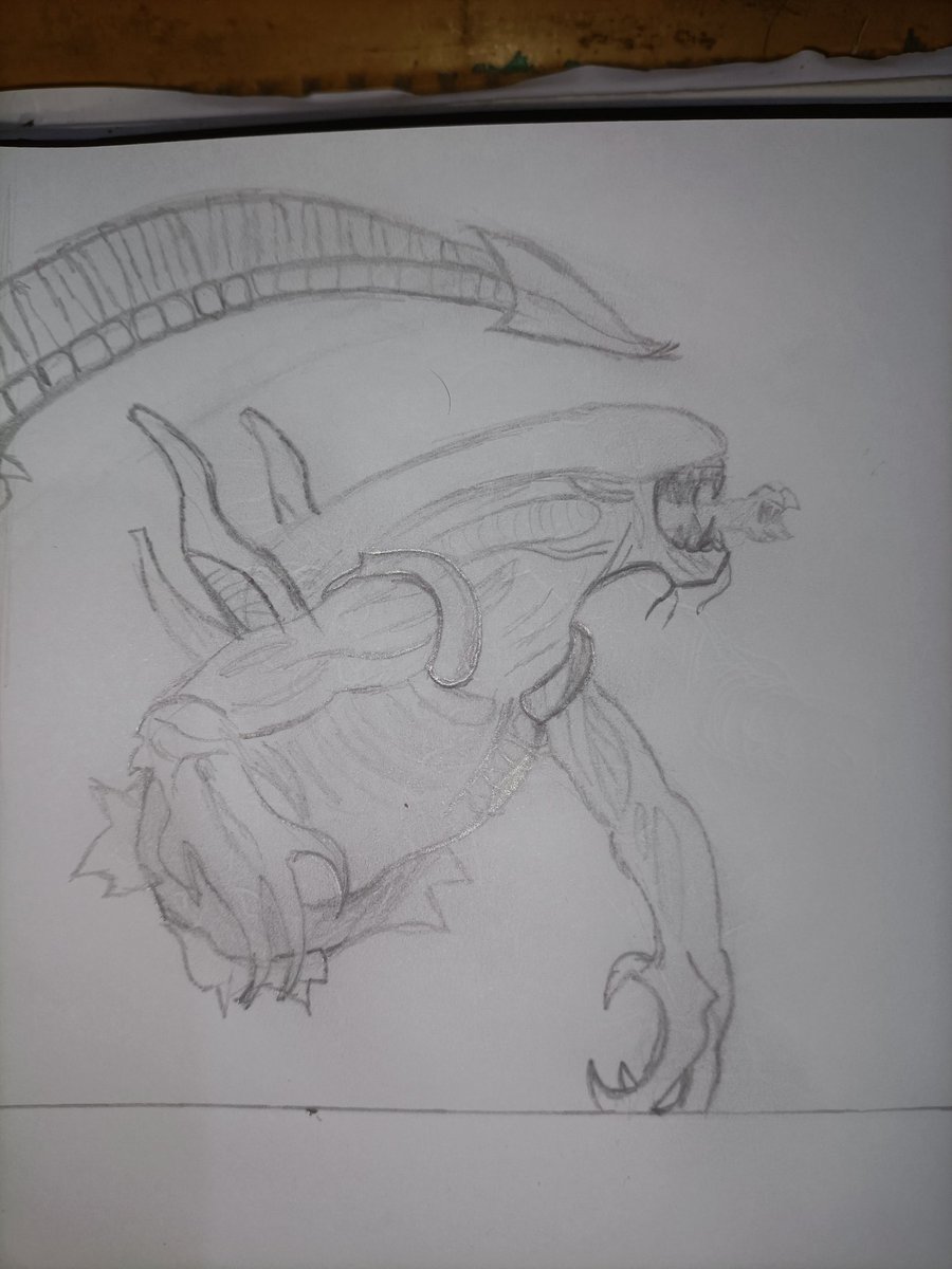 Demoncrowley09's tweet photo. Viendo a @navedelmisterio y @carmenporter_ en #mileniolive mientras dibujo, que recuerdos π¨
#2eNlive #CuartoMilenio #ikerjimenez #carmenporter
#dibujo #arte #drawing #art #sketchart #fanart #alien #AlienEarth #xenomorph https://t.co/oVt587Hwm3