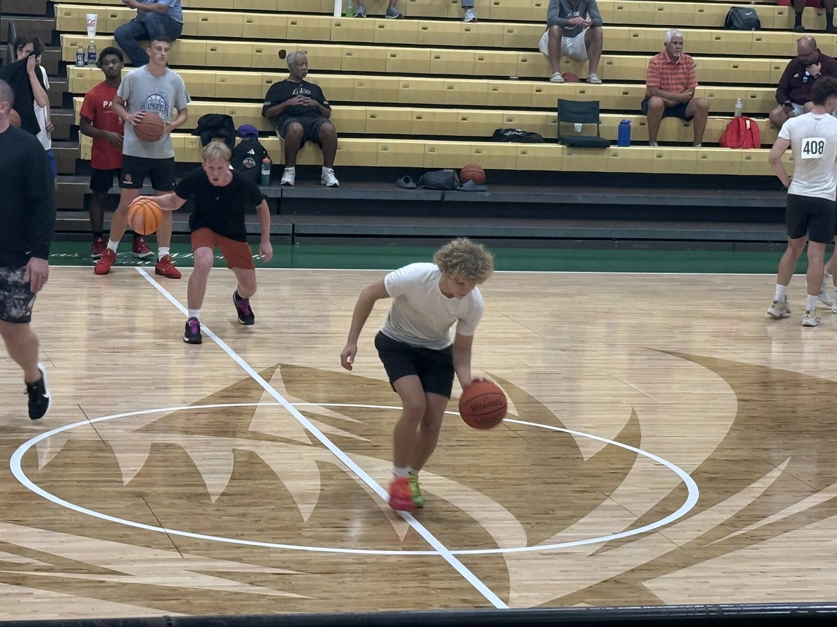 pinevillembb's tweet image. C/O 2029 Mtn. Lion Anderson Gentry competed last weekend in the Kentucky State University Elite Camp. Keep working hard &amp;amp; representing the Mtn. Lions, Anderson!