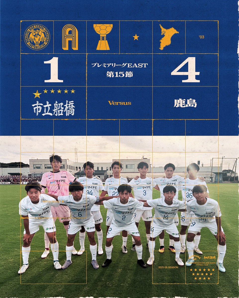 公式】市立船橋高校サッカー部 | 船橋招待 on X: 