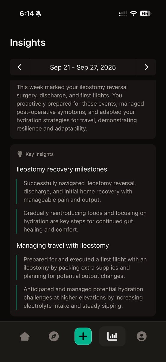 Big week last week for me (<a href="/owensbla/">Blake Owens</a>).

Tons of work to do still with Fathom, but even just my weekly insights report this week made me feel proud.

Even within a week, we can have so many little wins that are easy to forget or take for granted.