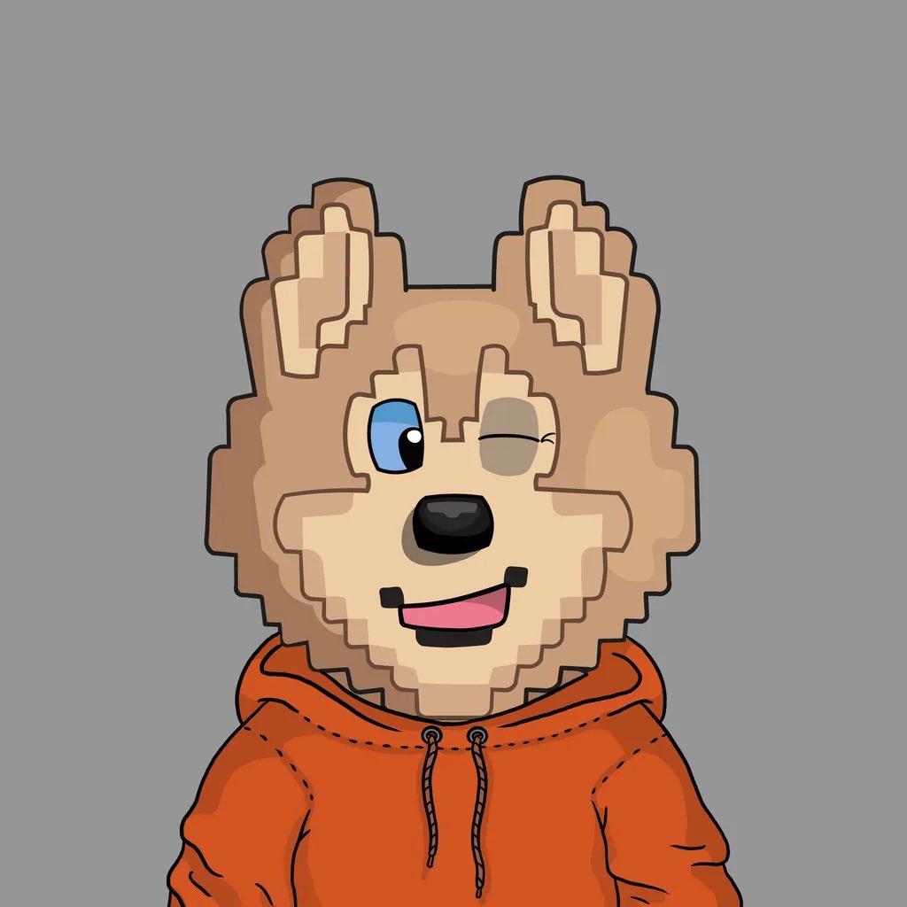 Day 13: Showing off <a href="/hoskytoken/">HOSKY 🧫🧠</a> 10k #NFTs 

$HOSKY 10k are customizable in Phas3. Check out discord for details.

discord.com/channels/90330…

Version: 1
Fur: Tan
Expression: Wink
Background: # 969696
Apparel: Hoodie Orange
Headgear:  [Empty]
Eyewear: [Empty]

Get your 10k at