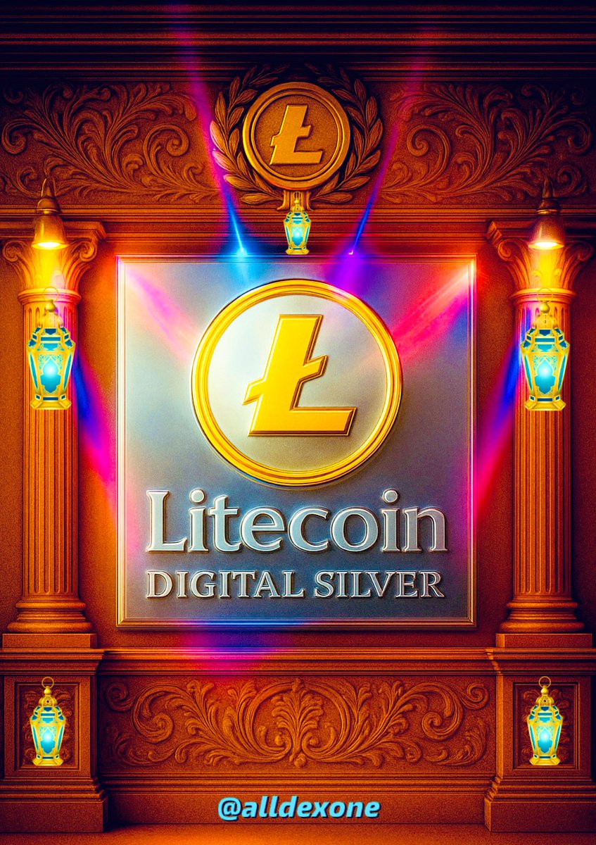 alldexone's tweet image. ✴️#Litecoin ( $LTC) – Digital Silver. From more than 5,000 years of physical silver storing trust to the 21st century’s digital silver: scarce, fast, neutral. Not just money, but the backbone of global payments in the age of AI and multipolar trade.
#Litecoin $LTC 💙💰💪💪…