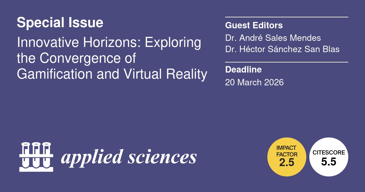 Applied Sciences MDPI tweet media