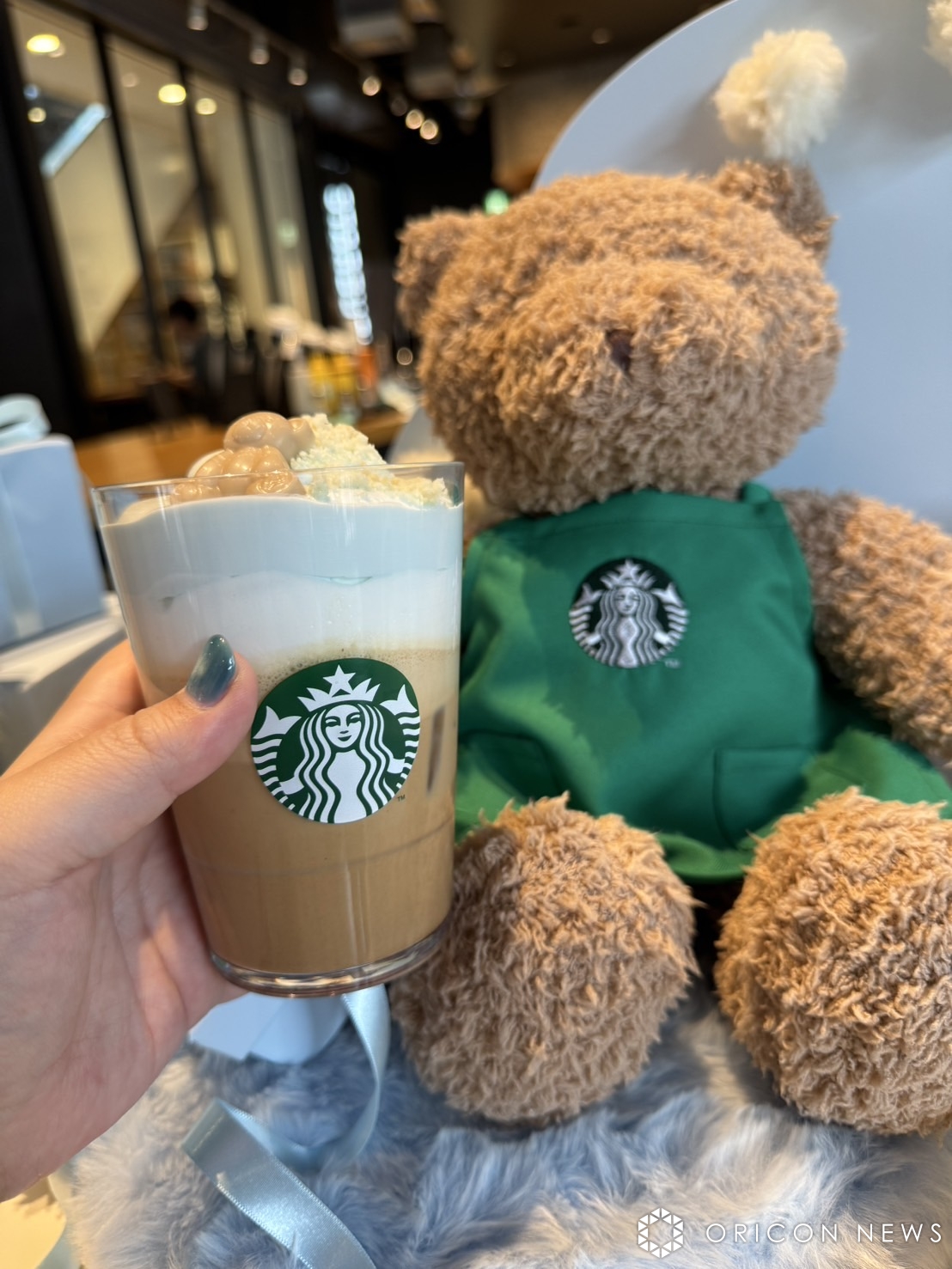 新品　スタバ　ジェラピケ　コラボ　カーディガン　スターバックスコーヒー gelato pique パウダースタージャガードカーディガン グリーン