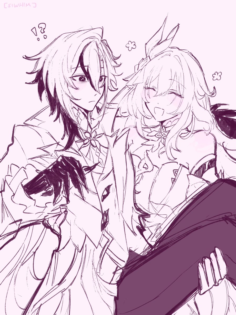 Boo 
#Arlelysia #Elycchino #Arlecchino #Elysia #HonkaiImpact3rd #GenshinImpact