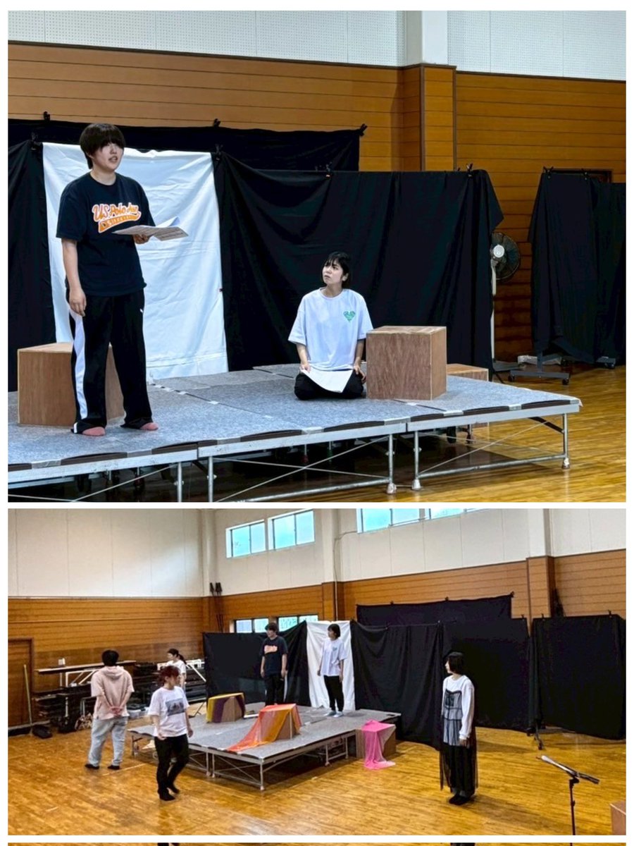 合唱でおくる人権音楽劇「葉っぱのフレディ」の舞台セットが完成！

先日行った集中稽古では、ピアノ伴奏に合わせて合唱練習や振り付け練習をしました🎶

また、今回新たな試みとなるドラマリーディングの難しさに直面しながらも、
全体通しを行う中でキャストのお芝居にも熱が入ってきています❤️‍🔥