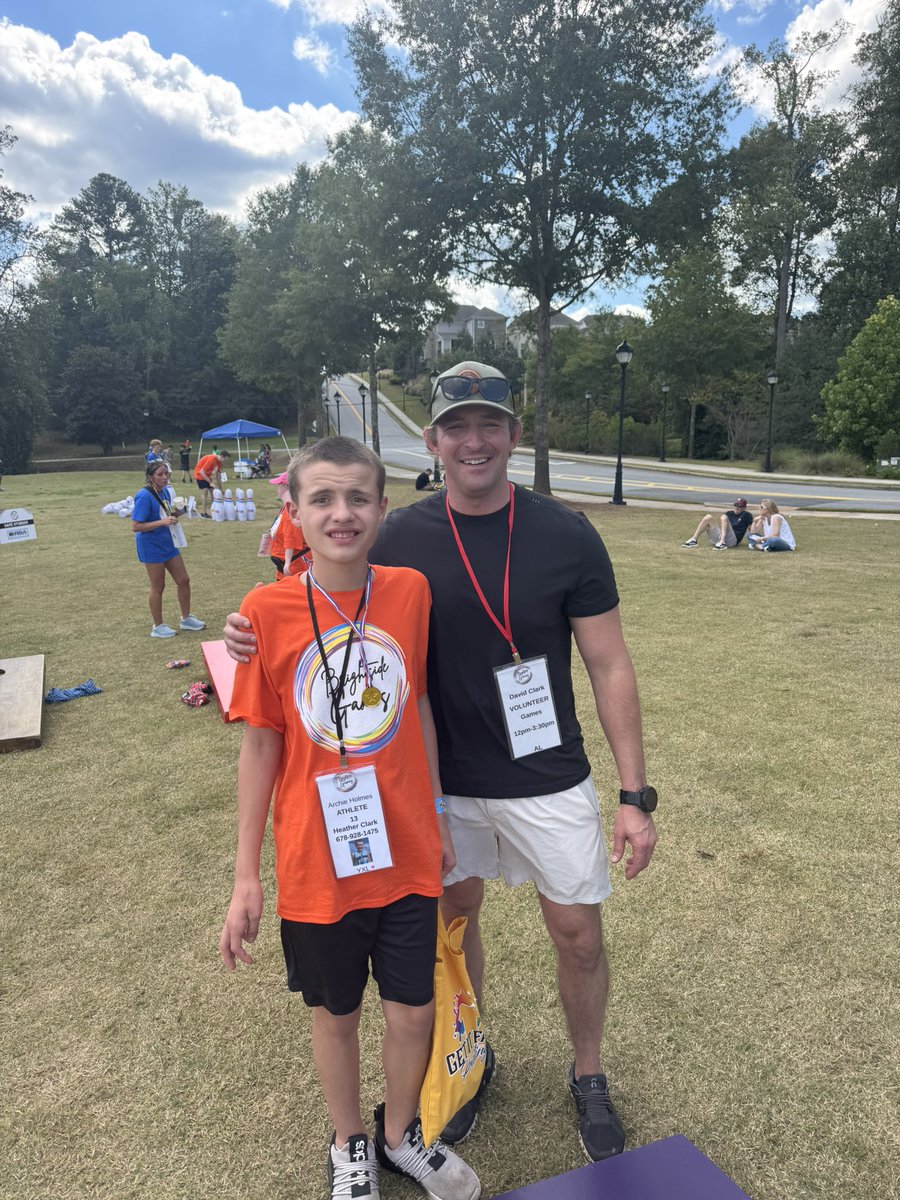 DavidClarkGA's tweet image. I loved volunteering today at the 1st Annual Brightside Games in Buford! Thank you, Caden Elinburg, for inviting me to be part of it. His mom, Jennifer, runs Brightside Cafe in Buford, and they’re passionate about creating opportunities for teens and adults with special abilities…