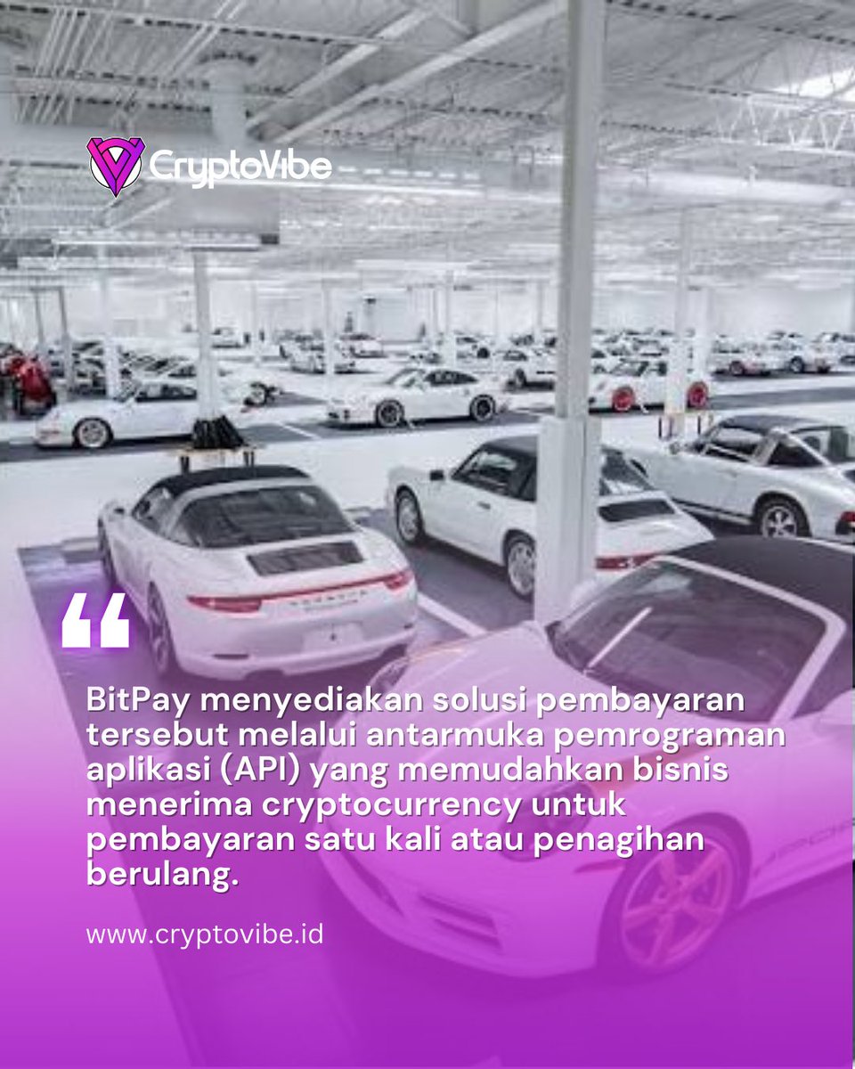 cryptovibe_id's tweet image. Porsche Amerika Serikat menerima pembayaran dengan cryptocurrency melalui BitPay, solusi pembayaran aman dan cepat yang melindungi dari fluktuasi harga. Bayar dengan Bitcoin, Dogecoin, atau crypto favorit lainnya.

#CryptoPayment #BitPay #PorscheTowson #MobilMewah