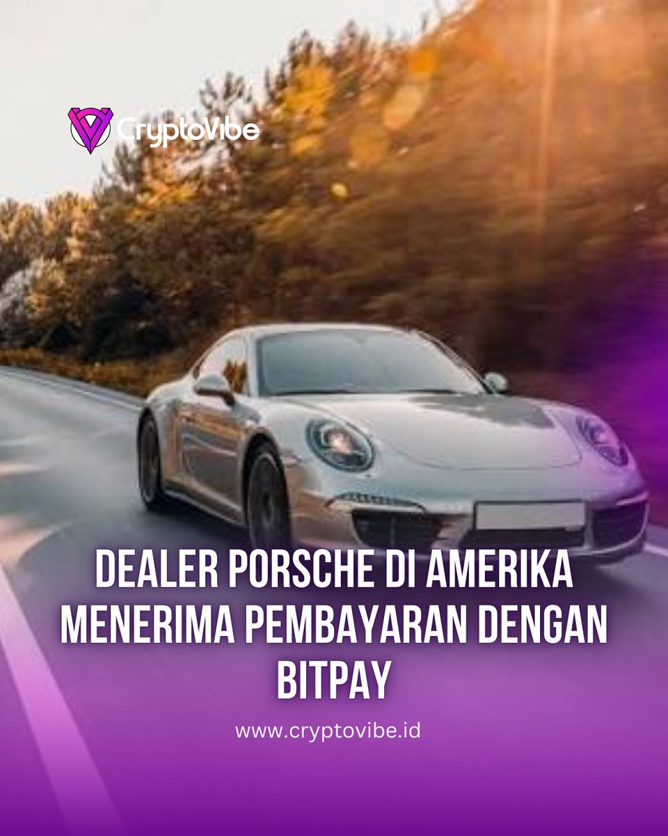 cryptovibe_id's tweet image. Porsche Amerika Serikat menerima pembayaran dengan cryptocurrency melalui BitPay, solusi pembayaran aman dan cepat yang melindungi dari fluktuasi harga. Bayar dengan Bitcoin, Dogecoin, atau crypto favorit lainnya.

#CryptoPayment #BitPay #PorscheTowson #MobilMewah