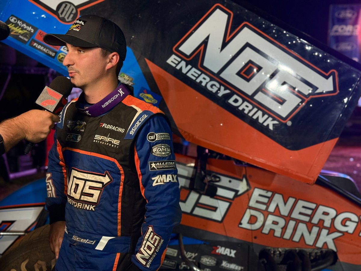 HighLimitRacing's tweet image. That’s three-straight podiums for @GioScelzi and the @ClausonMarshall, @NosEnergyDrink #7BC!

He led the opening 21 laps at @PVSpeedway tonight before traffic shuffled him back to a third-place finish. 

They’re right on the cusp of that first win together.