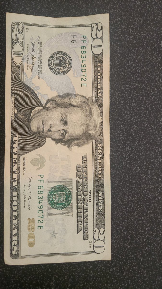 EshelmanGlen's tweet image. Have you ever noticed all of the 2017A $20 Bills floating around?

It took real foresight for our government to anticipate the need for all of that additional cash the pandemic would require nearly 4 years before it began.   #MagicMoneyMachine
