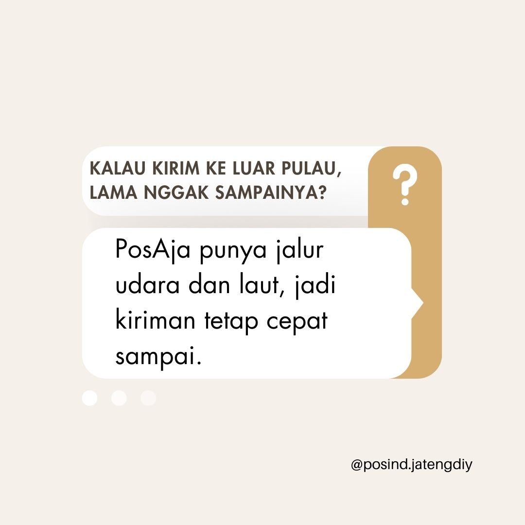 posjatengdiy's tweet image. PosAJA! aja ya bestie buat paketmu...
#PosIND
#PosIndonesia
#KantorPos
#PosPay
#PosAja!
#Danantara
#posinduntuknegeri
#tipsntrik
#cod
#jateng
#diy
#umkm