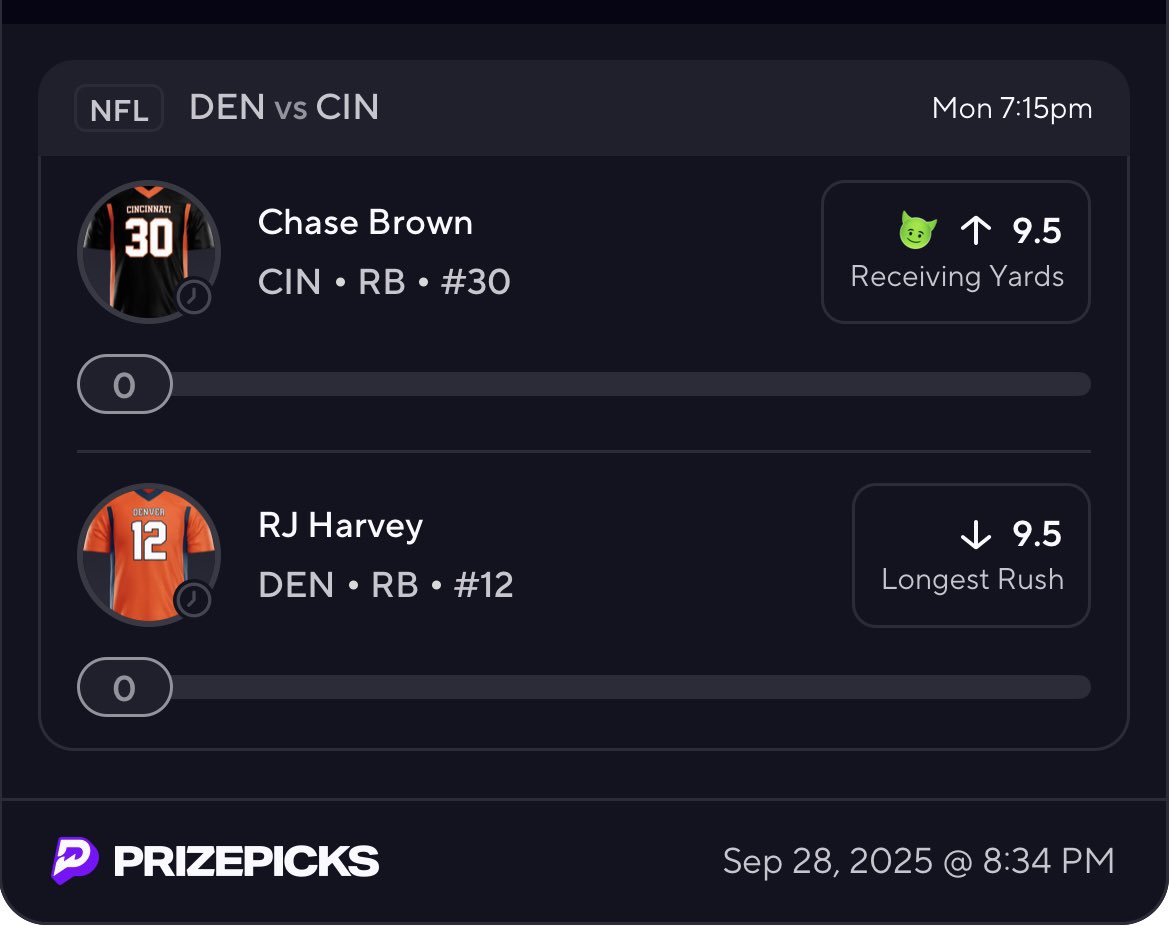 Monday Night Football POTD 🚨

Simple plan. Let’s cash this! 

#PrizePicks #MNF #NFL