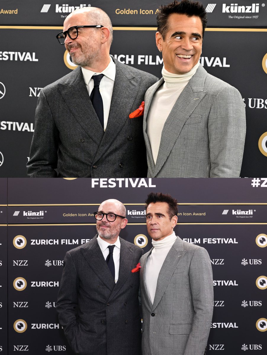 CFarrellUpdates's tweet image. Colin Farrell at the &quot;Ballad Of A Small Player&quot; Screening during the 21st Zurich Film Festival
September 27, 2025 
#ColinFarrell