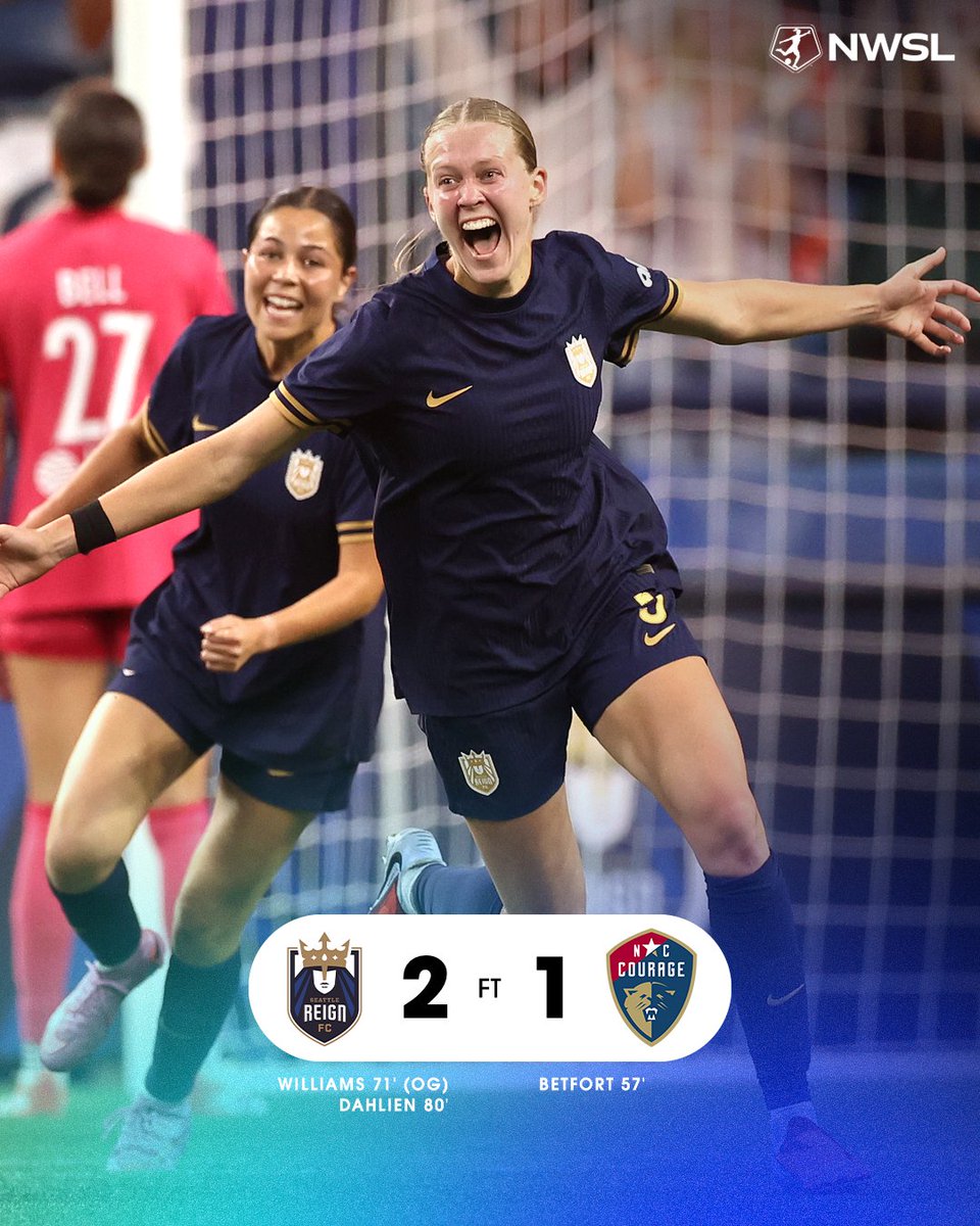 Comeback complete ✅

Seattle wins a tight contest!