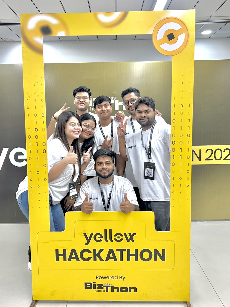 Late post, but worth it <a href="/Yellow/">Yellow</a> Hackathon at IIT Delhi had it all, builders, mentors, and unstoppable vibes ⚡ 

Singapore, you’re next!

<a href="/BizthonOfficial/">BizThon | Global Business Hackathon</a>