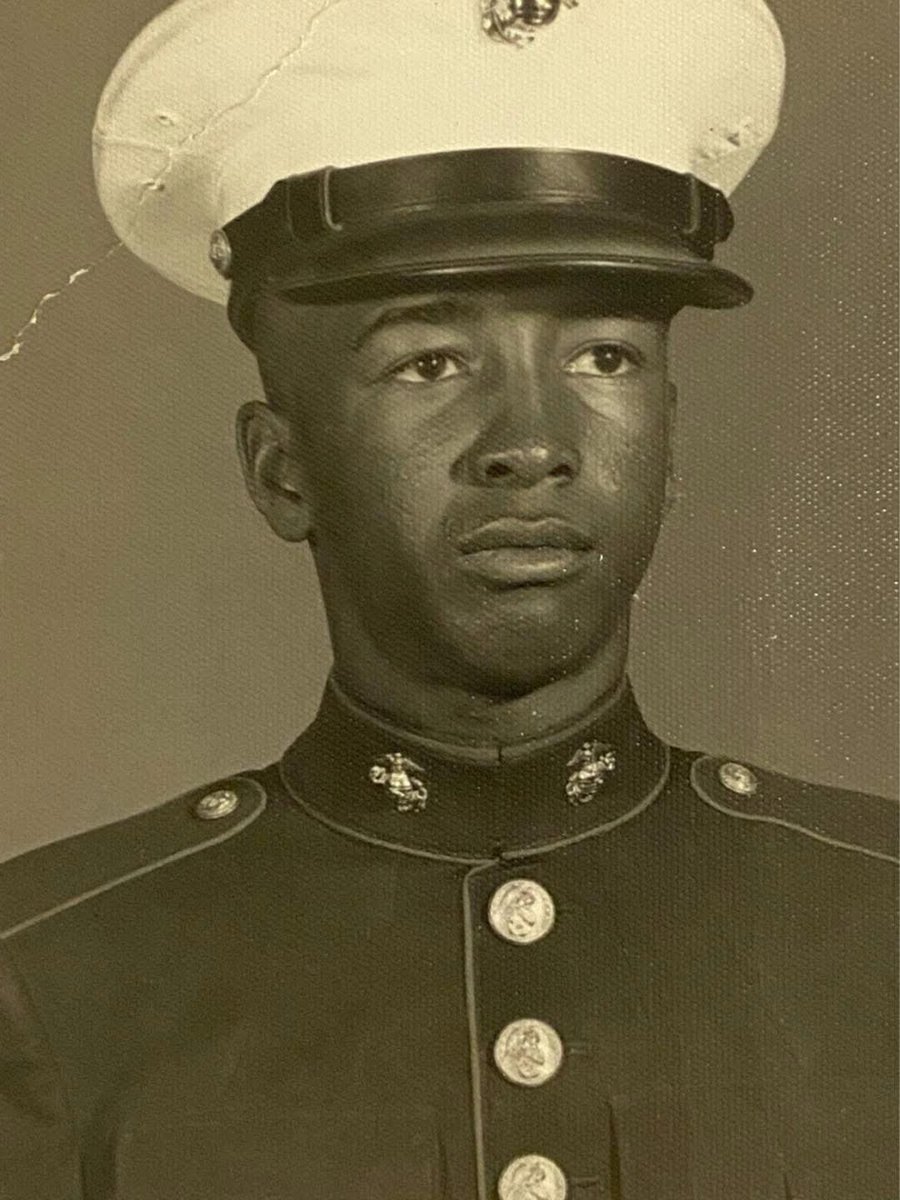 MrPitbull07's tweet image. “My father was laid to rest at final eternal resting place.  Today, I’m reflecting on what he was to me.

My father was a proud US Marine (as he said that’s the only picture they need to see!!!) As a child he told me about his days in Vietnam and what it meant and did to him.  He…