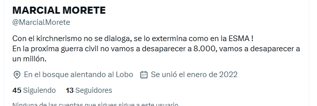 Bloqueado y denunciado