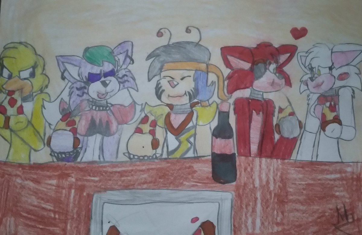 Pizza time!
#Fnaf #Tonycrynight  #pizza