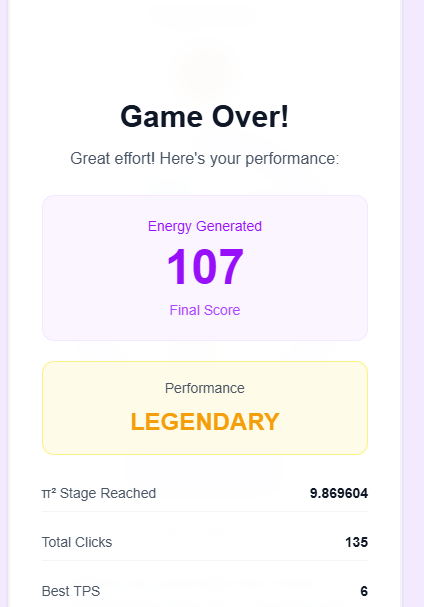 Top7Crypto's tweet image. my best Reactor Game score on @Pi_Squared_Pi2