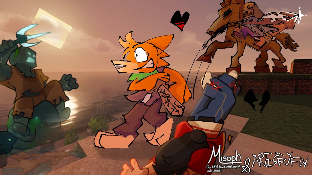 🍉★Misoph!★🍉 (@itsmisophhere) on Twitter photo "you are ONE HUNDRED PERCENT losing that hardcore world 💀 💀"
"Nah bro, WE‼️‼️🔥"
---
Art collab w/ <a href="/gcreeper538/">🦊ArtistryFox★</a> !!!!!
CHECK OUT THEIR PROFILE FOR ANOTHER AWESOME SAUCE PEICEEEE👹👹 "you are ONE HUNDRED PERCENT losing that hardcore world 💀 💀"
"Nah bro, WE‼️‼️🔥"
---
Art collab w/ <a href="/gcreeper538/">🦊ArtistryFox★</a> !!!!!
CHECK OUT THEIR PROFILE FOR ANOTHER AWESOME SAUCE PEICEEEE👹👹