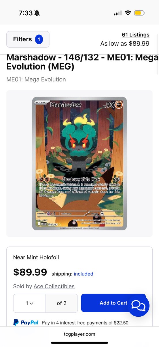 And here u thought I was gonna create a marshadow collection 😭😭 Happy I pulled one at least 😭