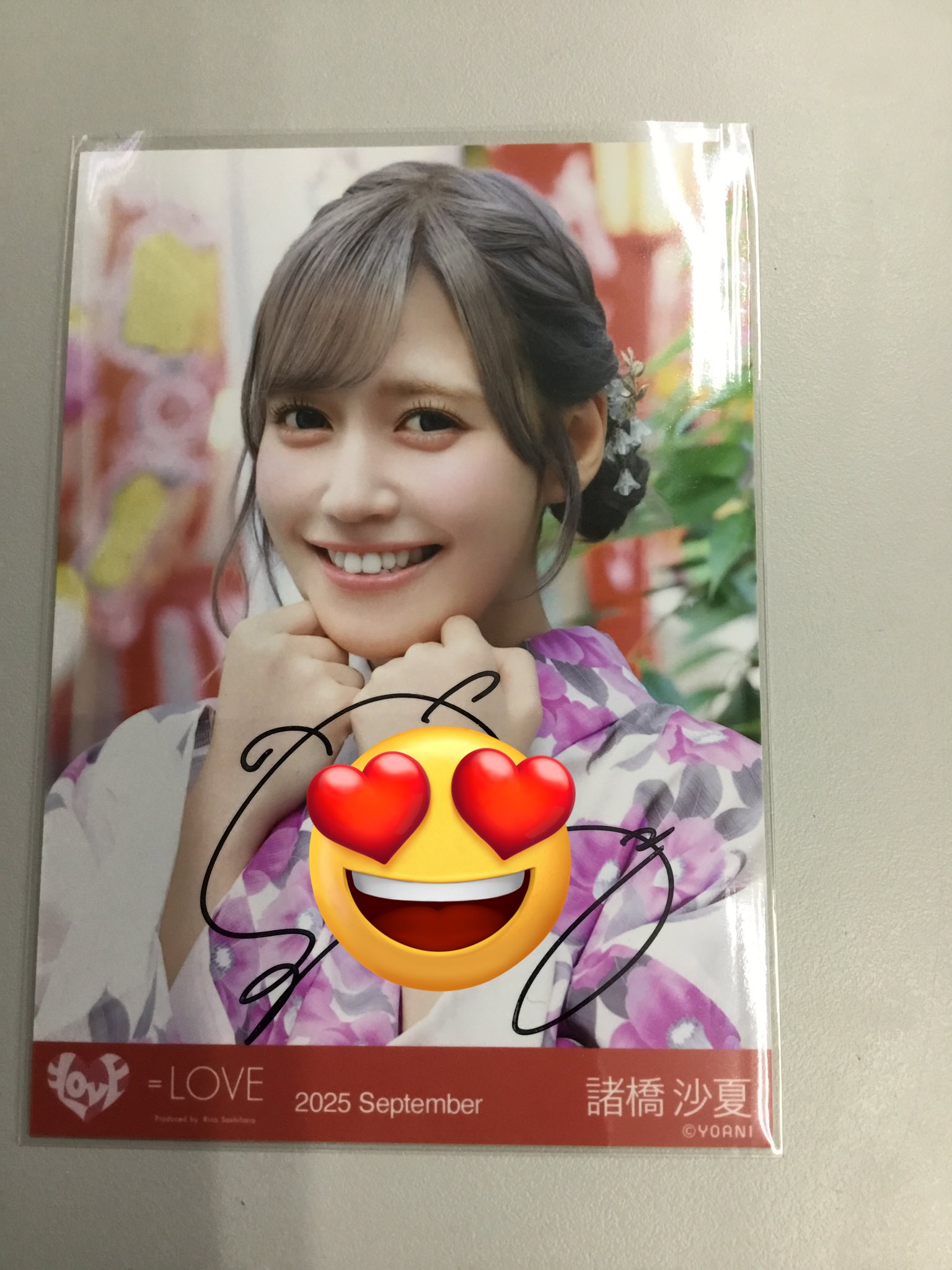菜乃花　展示写真　直筆サイン付、一点物 菜乃花 展示写真 直筆サイン付、一点物
