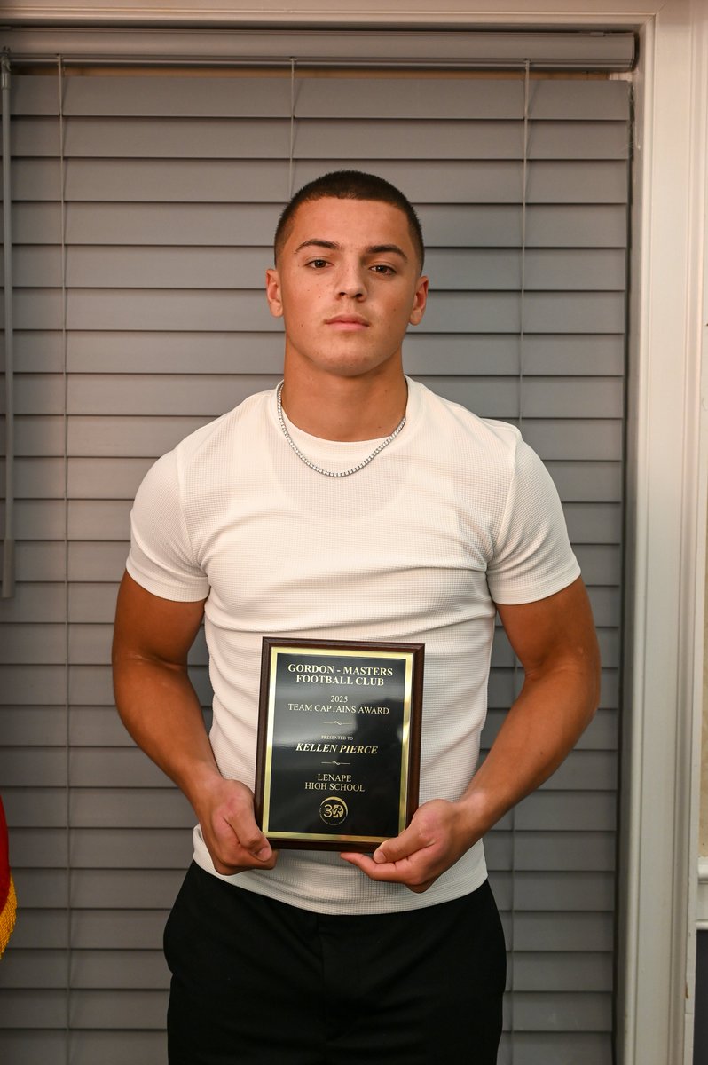 The Gordon-Masters Memorial Burlington County Football Club congratulates Kellen Pierce of Lenape High School on being named Captain for the 2025 Team. #KellenPierce #LenapeHighSchool