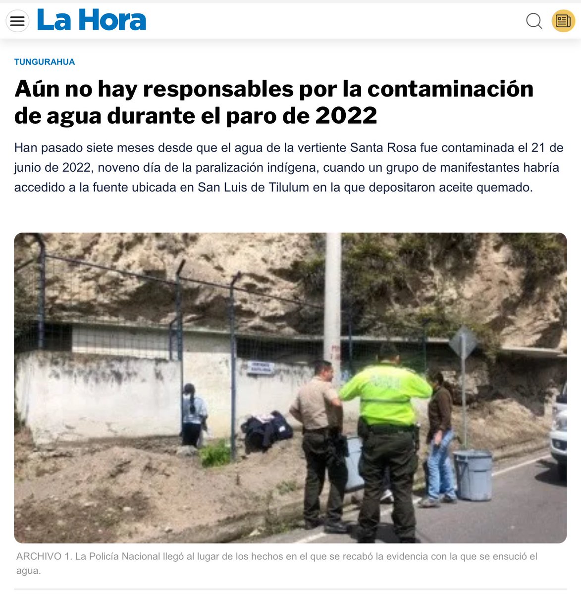 elinformante84's tweet image. #Malditos HdP 

En Caranqui, Imbabura, hay sectores que se quedaron sin agua, luego de que la red de distribución de agua fuera rota en las manifestaciones

En el paro del 2022  ENVENERARON EL AGUA ESTOS CRIMINALES..

Esta vez cortaron la RED DE SUMINISTROS..

@lahoraecuador