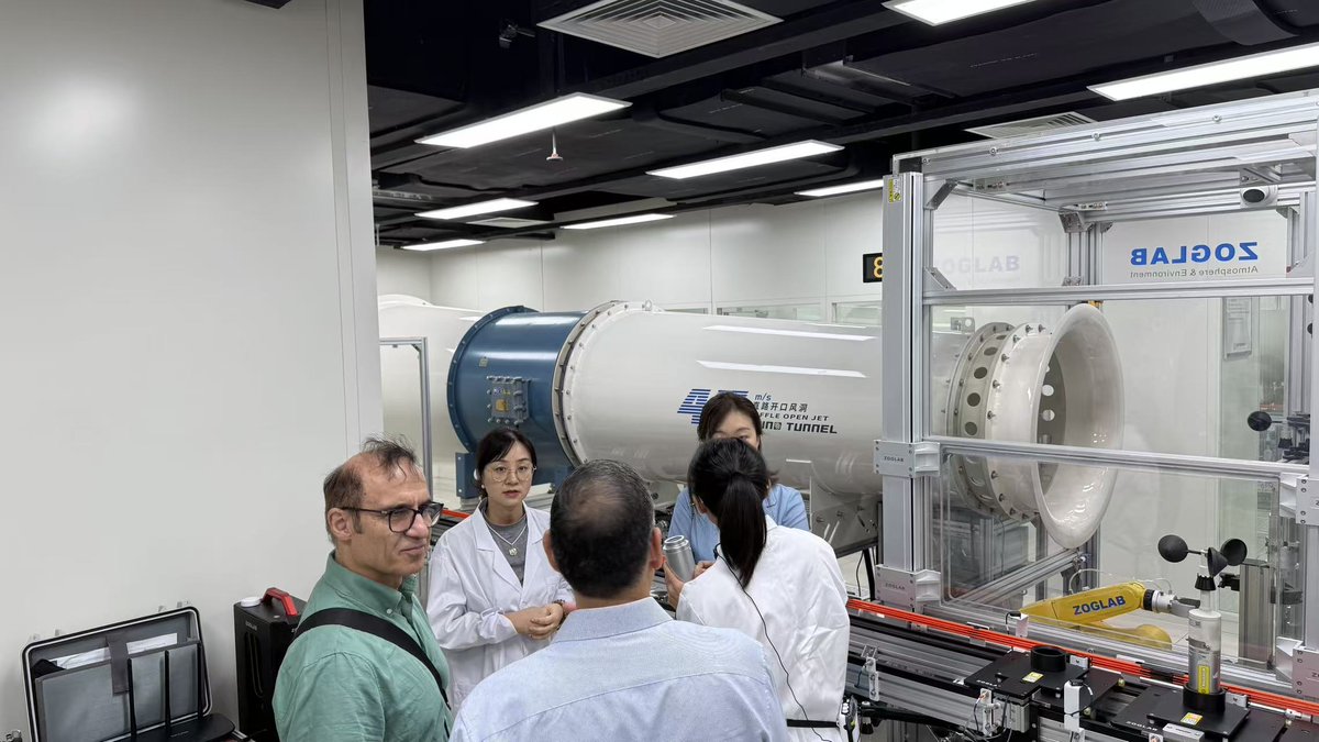 ZOGLAB's tweet image. Oct. 26th, 2024, ZOGLAB assisted the Jiangsu Provincial Meteorological and Metrological Department in providing a demonstration of the 70m/s and 40m/s fully automatic meteorological and metrological open-jet wind tunnel to over 20 countries.
#windsensor
#windtunnel