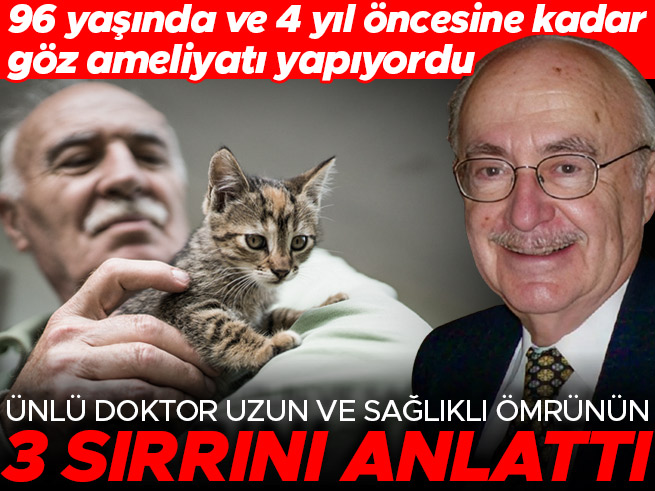 Dr. Ira Eliasoph ABD'de oldukça tanınmış bir göz cerrahı. Eliasoph, 70 yıllık ışıltılı kariyerinin ardından 4 yıl önce, 92 yaşındayken emekli olsa da halen çok aktif ve çok sağlıklı. Peki bunu neye borçlu? Kendisinden dinleyelim...
hurriyet.com.tr/aile/96-yasind…
