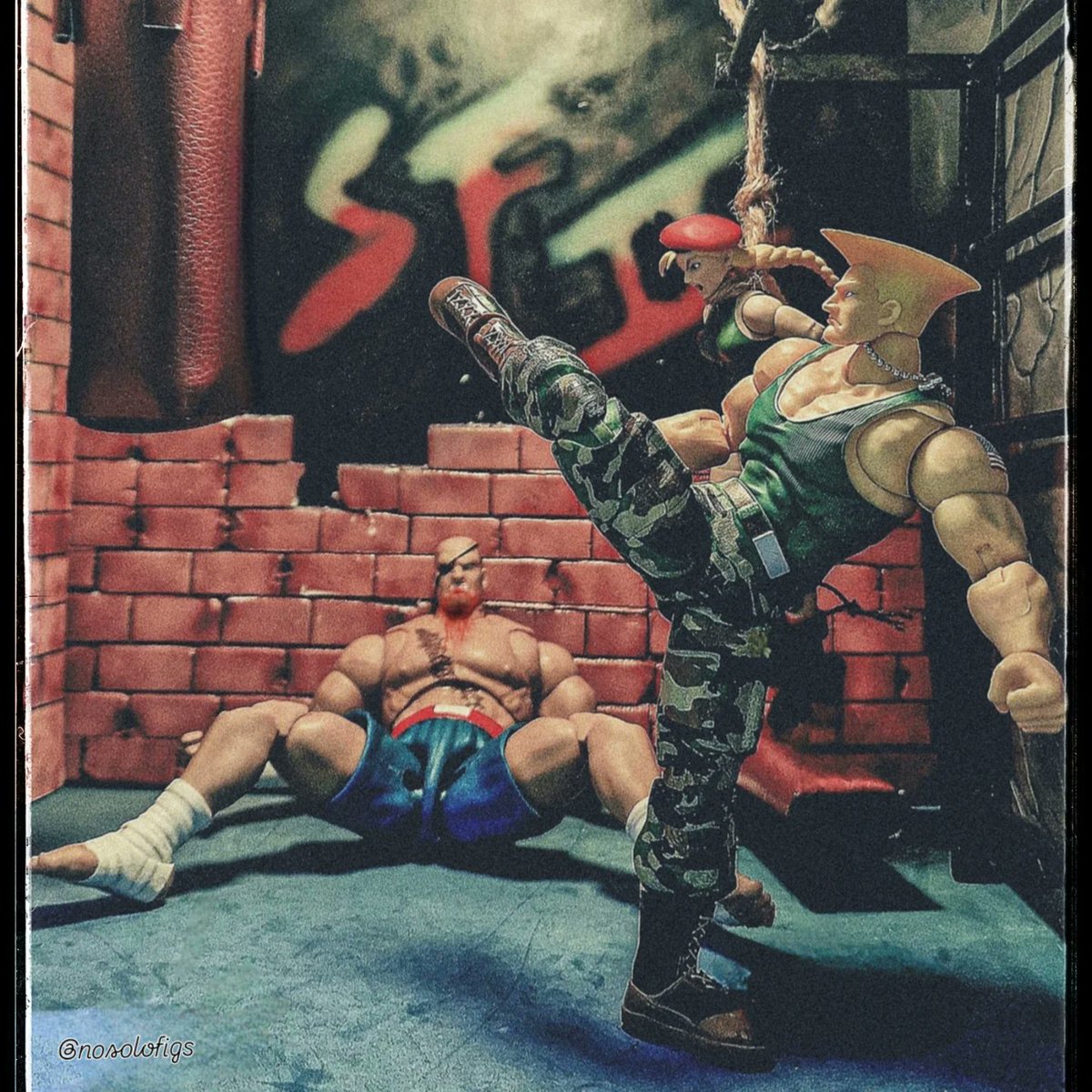 NoSoloFigs's tweet photo. Sagat & Cammy - That's all
#SFII #sagat #Cammy #guile #actionfigurephotography #retrovideogames #jadatoys #martialarts https://t.co/XheeUMvxbH