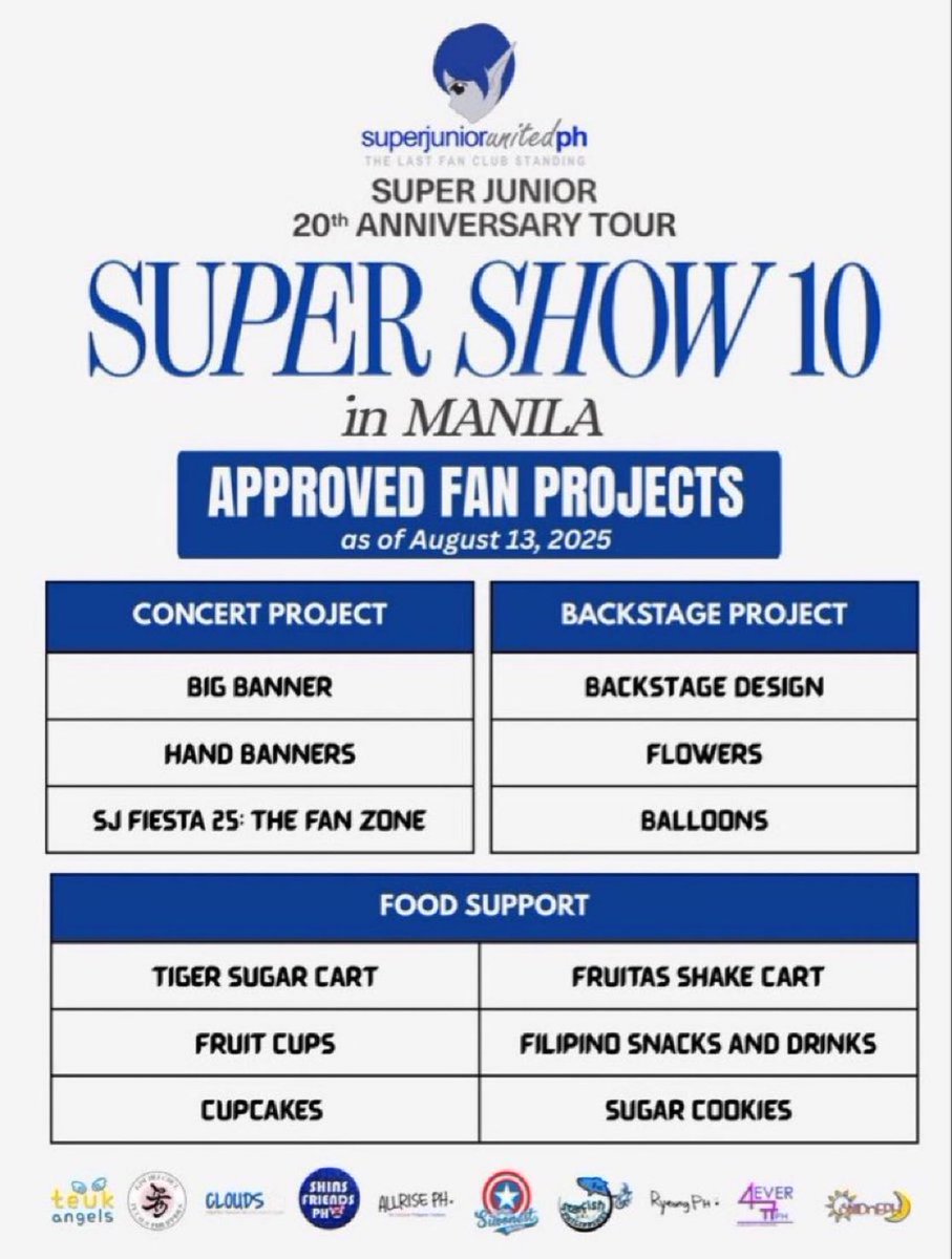 📢 1 week left ‘til #SS10inManila 🙌🏼

We’re now at 86.86%, that’s ₱82,515 out of our ₱95,000 goal! 

Every donation goes directly to our fan projects for our boys. Isold out na din natin ito🙌🏼

🗳️ tinyurl.com/SS10MNLDONATION

Thank KYU and see you all soon!💙