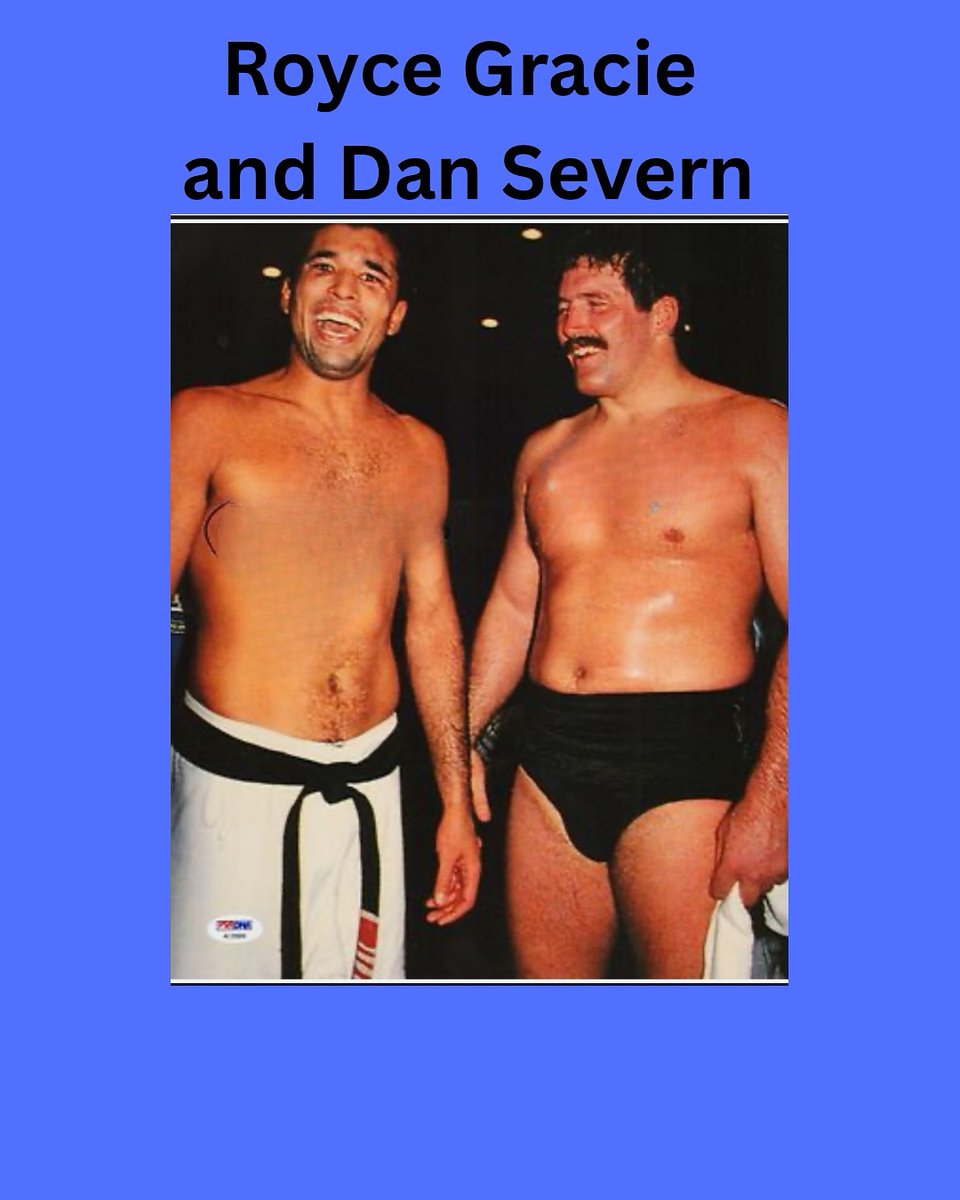 danbeastsevern's tweet photo. Two pioneers standing side by side—Royce Gracie and Dan Severn helped shape the foundation of MMA history. Legends who proved skill, grit, and heart could define an entire sport. 

#MMAHistory #UFCClassics #RoyceGracie #DanSevern #FightLegends https://t.co/7fzVD8LsV9