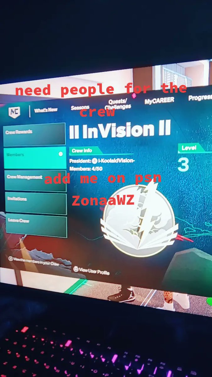 ZonaaWZ's tweet image. IF YOU NEED CREW ADD ME ON PSN ZonaaWZ if xbox add me in game same ign #2kday #2kcrew