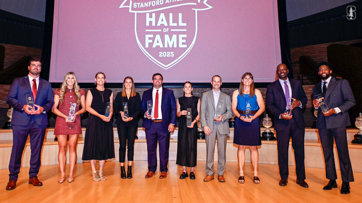 The 2025 Stanford Athletics Hall of Fame!

#GoStanford