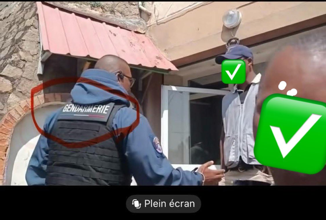 J'ai une question, pourquoi sur l'uniforme de la gendarmerie malgache il y a les couleur BLEU BLANC ET ROUGE 🇫🇷et non pas les couleurs 🇲🇬 ? 
#FREEMADAGASCAR