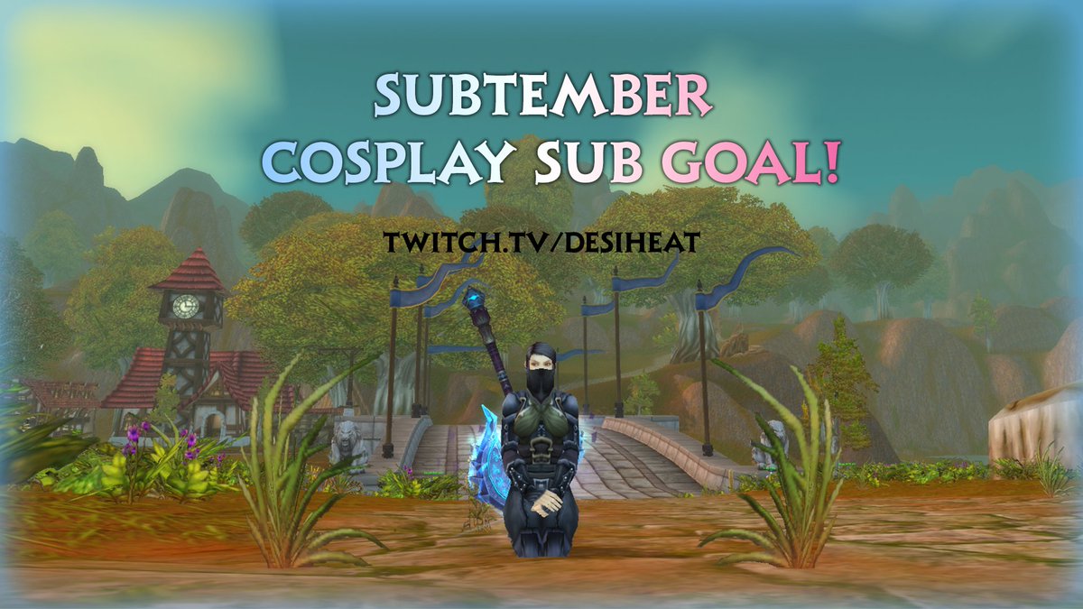 ✨ 2025 COSPLAY SUB GOAL! ✨

IF I REACH 500 SUBS DURING THE FINAL DAYS OF SUBTEMBER, I'LL DO MY VERY OWN CLASSIC NINJA COSPLAY!! PICS WILL BE POSTED 🥰

→ TWITCH.TV/DESIHEAT ←